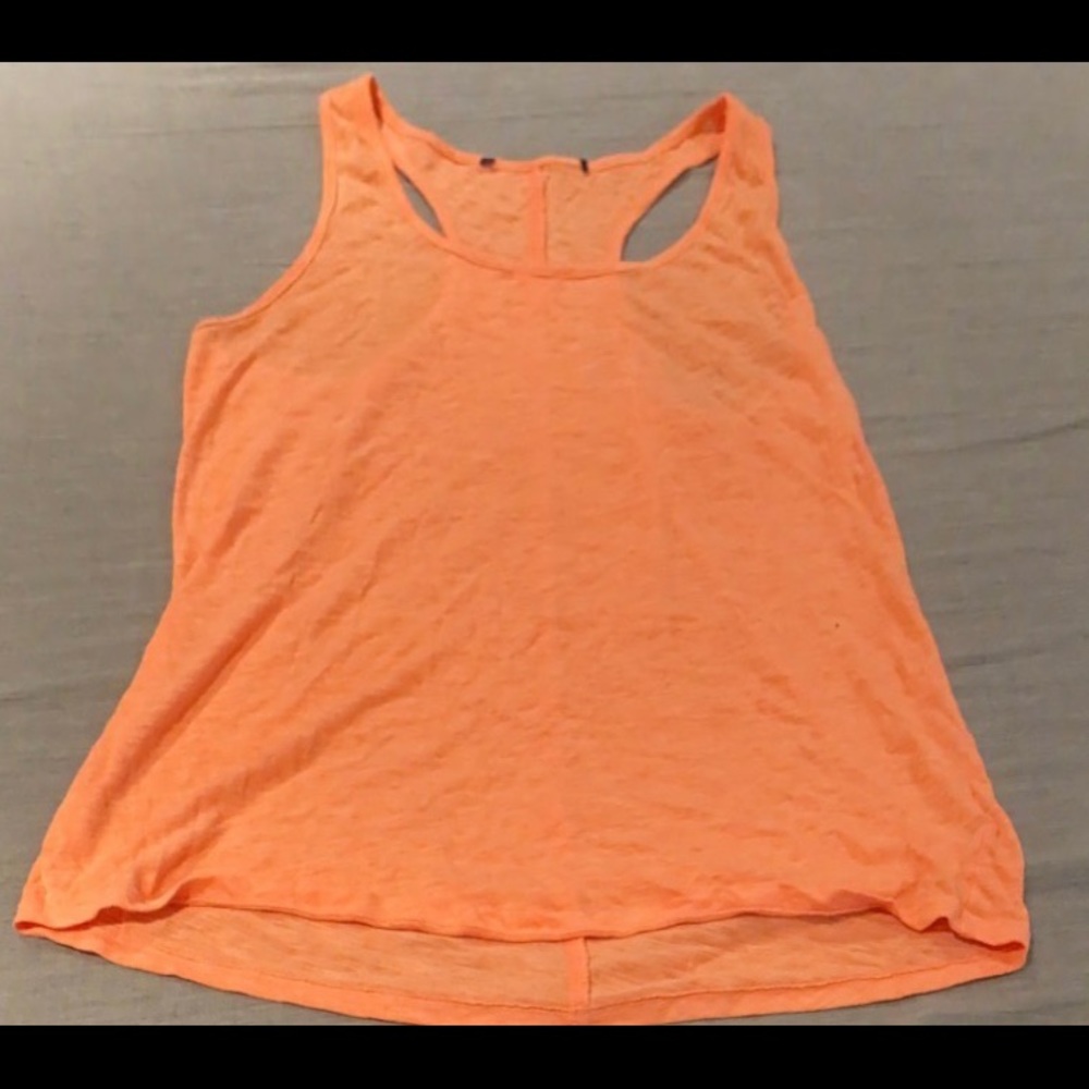 Orange tank top